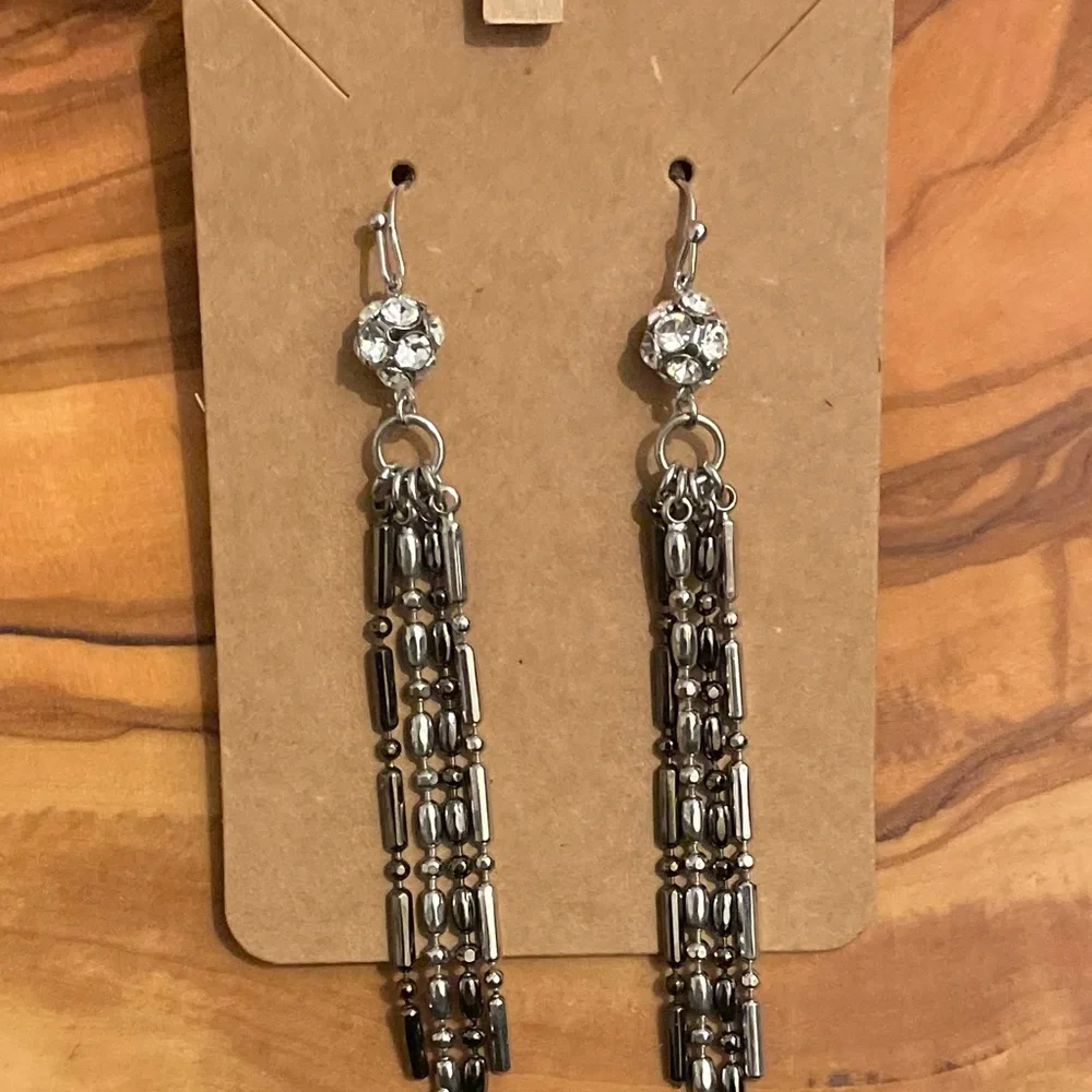 Elegant Silver Dangle Earrings